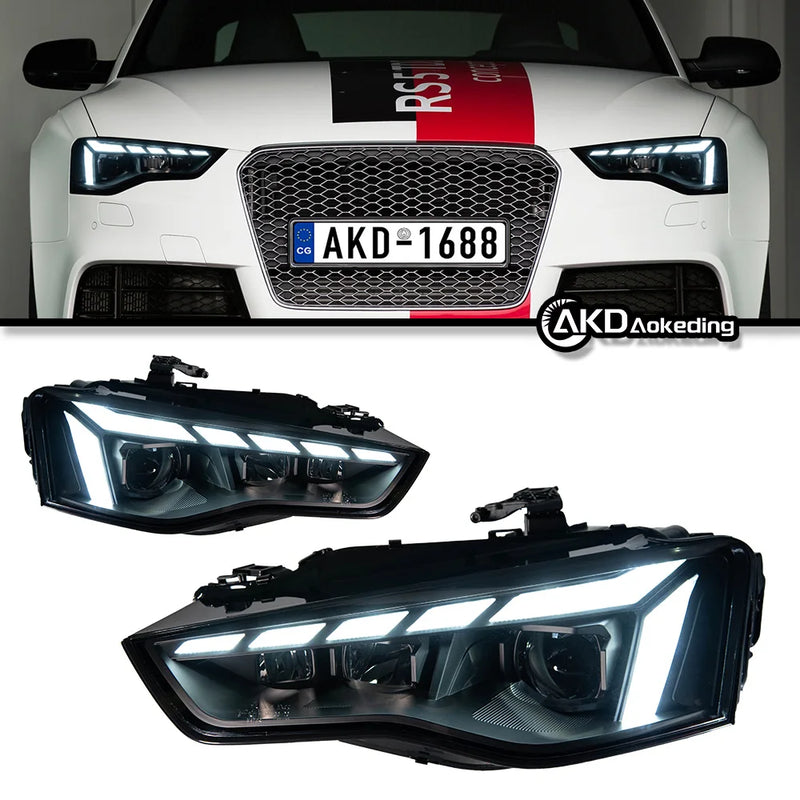 Phares Avant LED Audi A5 2013-2016 DRL Xénon