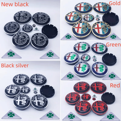 Cache-Moyeux Alfa Romeo Giulietta Mito Giulia Kit 11 Pièces