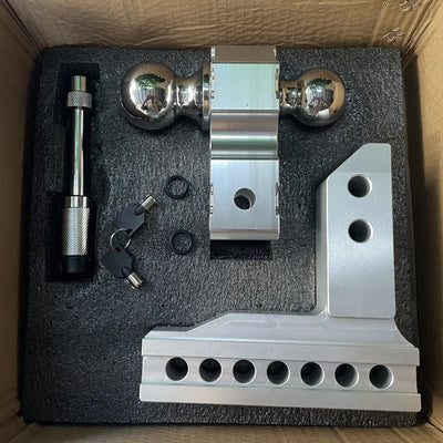 Attelage Réglable Double Boule 12500 lbs Récepteur 2 Pouces