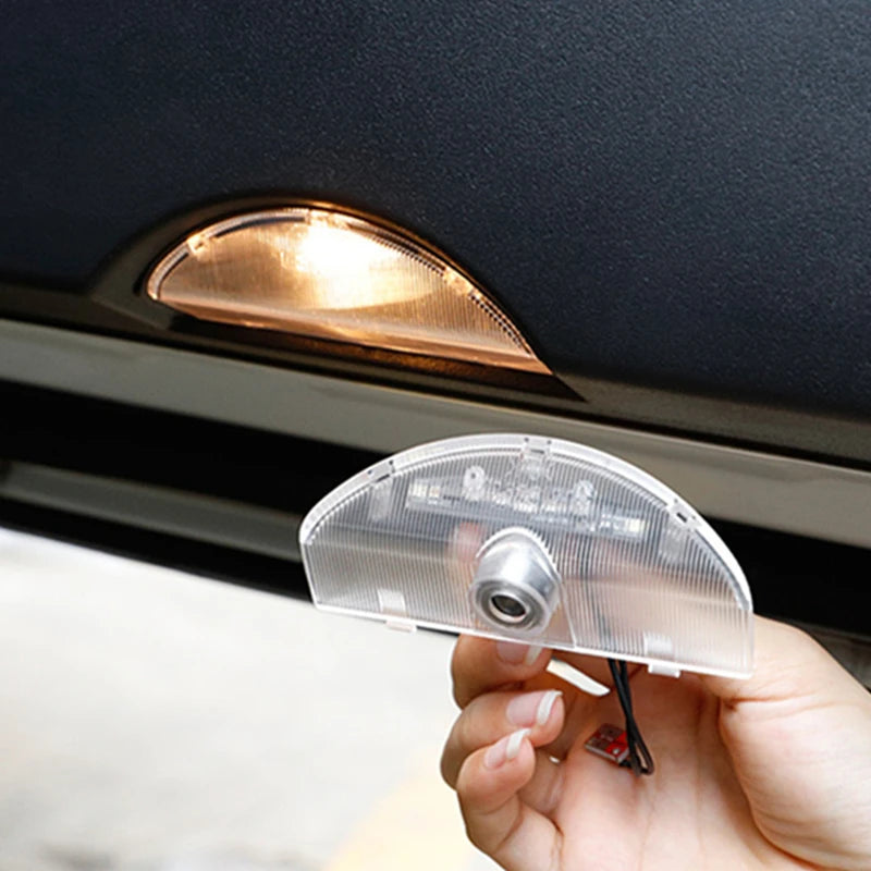 Projecteur de Porte LED Mitsubishi Pajero V80 V87 V93 V97 2007-2018 Lumière de Bienvenue 2 Pièces
