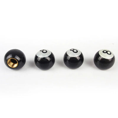 Bouchons de Valve Universels Boule de Billard Numéro 8