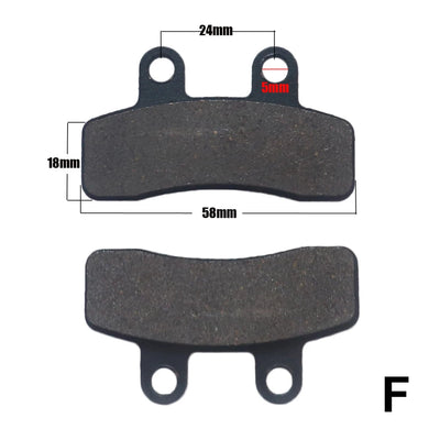 Plaquettes de Frein Moto Quad ATV Scooter 50-250cc