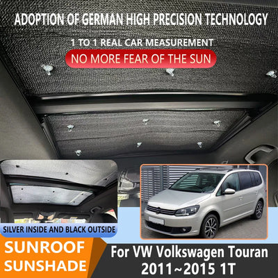 Pare-Soleil de Toit Ouvrant Volkswagen Touran 1T 2011-2015