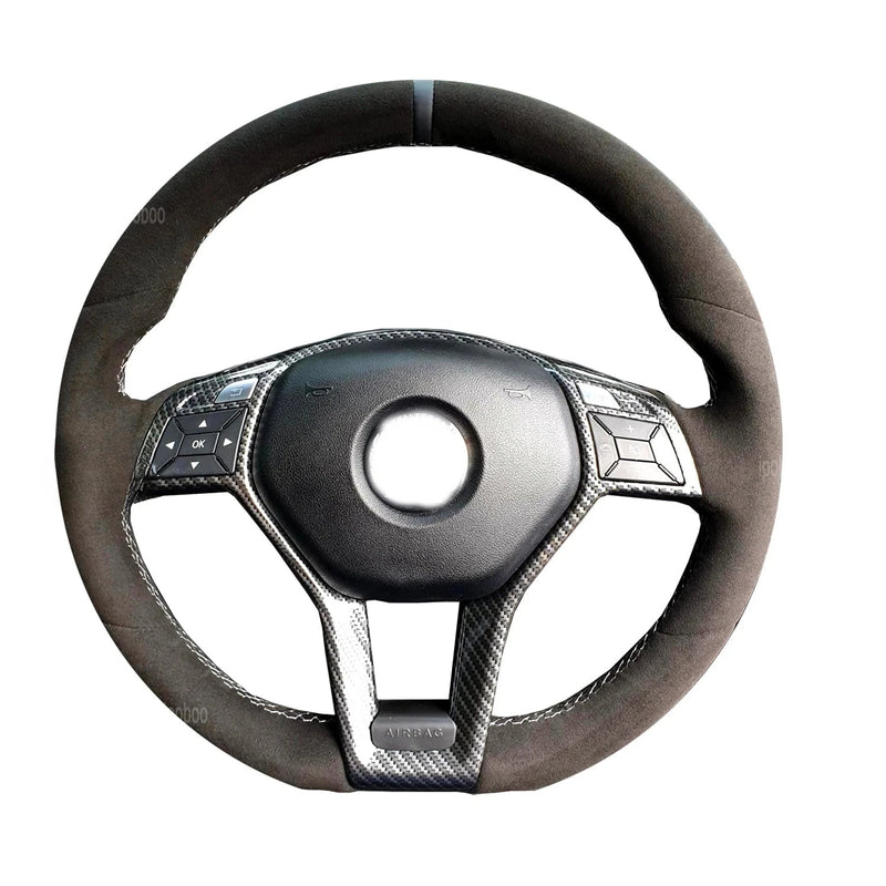 Couvre Volant à Coudre Mercedes Classe C W204 AMG Suédine 2012-2015