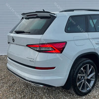 Becquet Skoda Kodiaq Mk1 RS et Sportline 2017-2021 Extension de Toit Style Maxton Noir Brillant