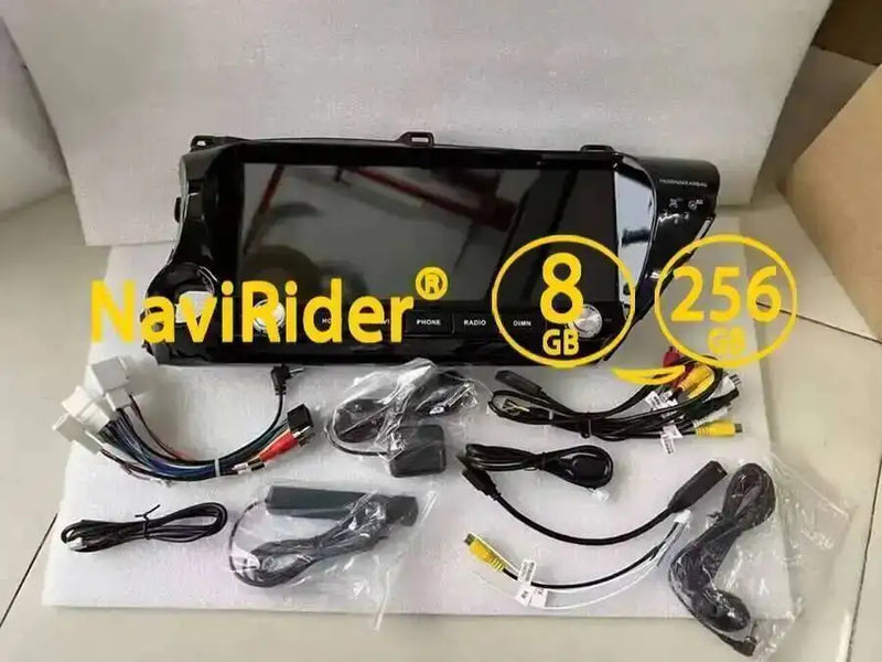 Autoradio Android Écran QLED 12,3 Pouces Toyota Hilux 2015-2023 CarPlay Sans Fil GPS 4G
