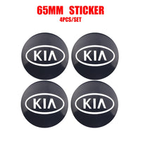 Hub Caps Kia Sportage Rio Ceed 56mm 65mm — three-quarter view