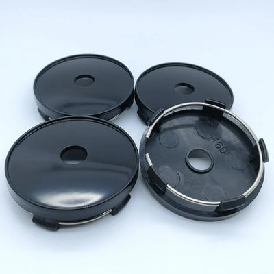 Cache-Moyeux Universels Vierges 60mm Sans Logo Kit 4