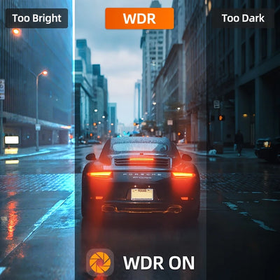 Dashcam 4 Canaux WiFi 1080P Vision Nocturne