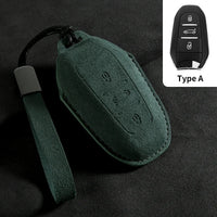 Coque de Clé Peugeot Citroën Suédine Clé Repliable ou Fixe 3 Touches