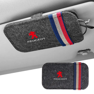 Étui de Pare-Soleil Porte-Lunettes Feutrine Peugeot 3008 2008