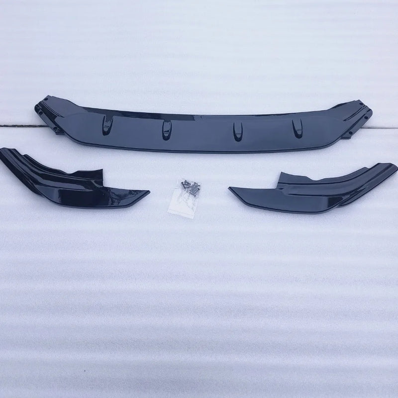 Lame Avant 3 Pièces Volkswagen Golf 8 R 2020-2025 Noir Brillant