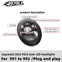 Phares LED Porsche 911 Carrera 991 Matrix 2012-2018