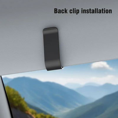 Clip Lunettes Carbone pour Pare-Soleil Fiat 500 500L 500X