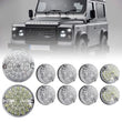 Kit Feux Arrière LED Land Rover Defender 90 110 1983-2016 Lentille Transparente