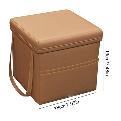 Organisateur de Coffre de Voiture Pliable en Cuir