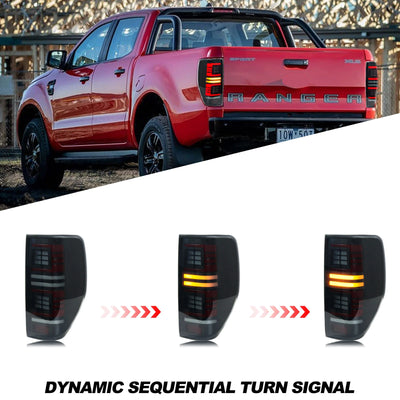 Feux Arrière LED Ford Ranger T6 T7 Raptor 2012-2021