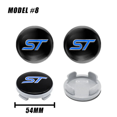 Cache-Moyeux Ford Focus Mondeo Ranger Ecosport 54mm 56mm 60mm