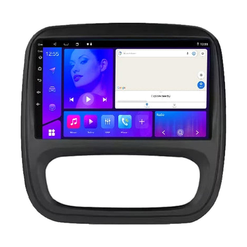 Autoradio Android CarPlay Renault Trafic 3 Opel Vivaro B 2014-2021 9 Pouces