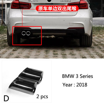 Embout d'Échappement BMW F20 F30 F32 X1 Acier Inoxydable