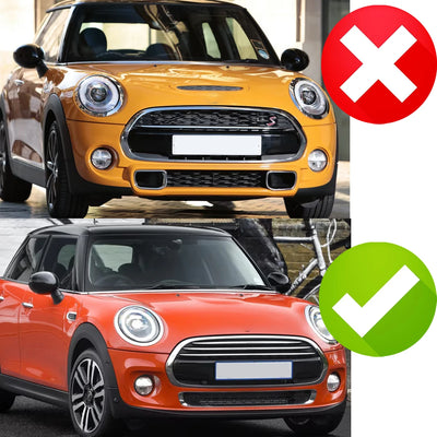 Calandre Inférieure Mini Cooper F55 F56 F57 2014-2021 Noir Brillant