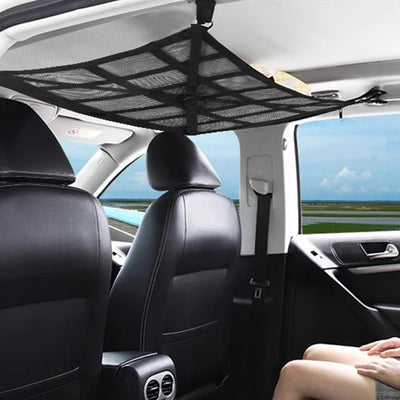 Rangement de Toit Filet de Plafond Voiture Grande Capacité
