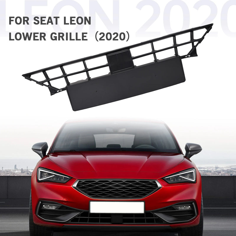 Calandre Centrale Inférieure Avant Noire Seat Leon FR 2020-2023 Réf. 5FA853667A9B9