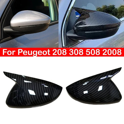 Coque de Rétroviseur Peugeot 208 308 508 2008 Carbone