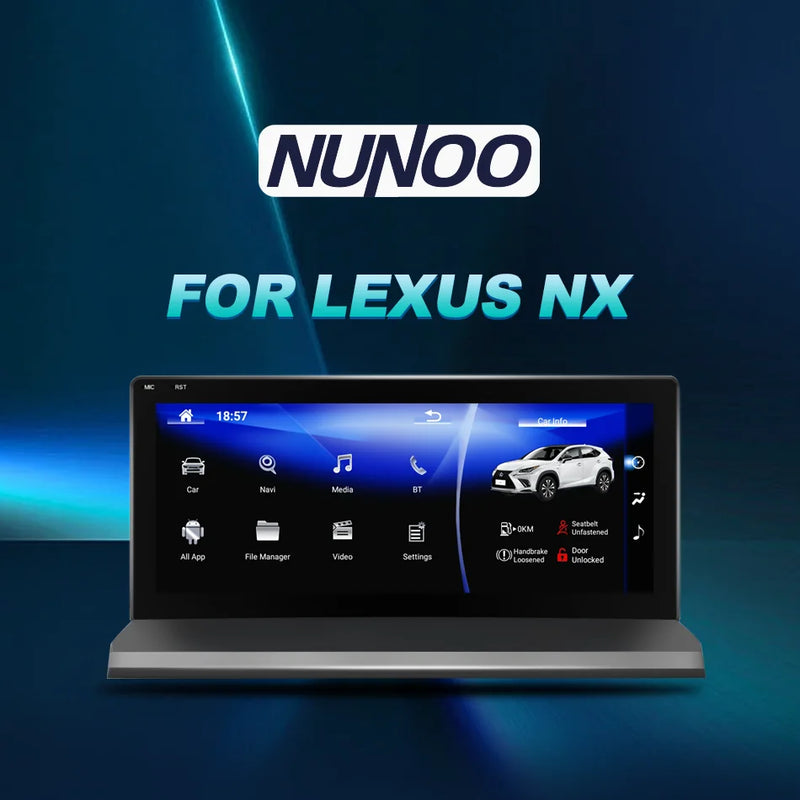 Autoradio Android 14 Lexus NX 200 200t 300h 2014-2021 Écran 10,25 Pouces CarPlay DSP GPS
