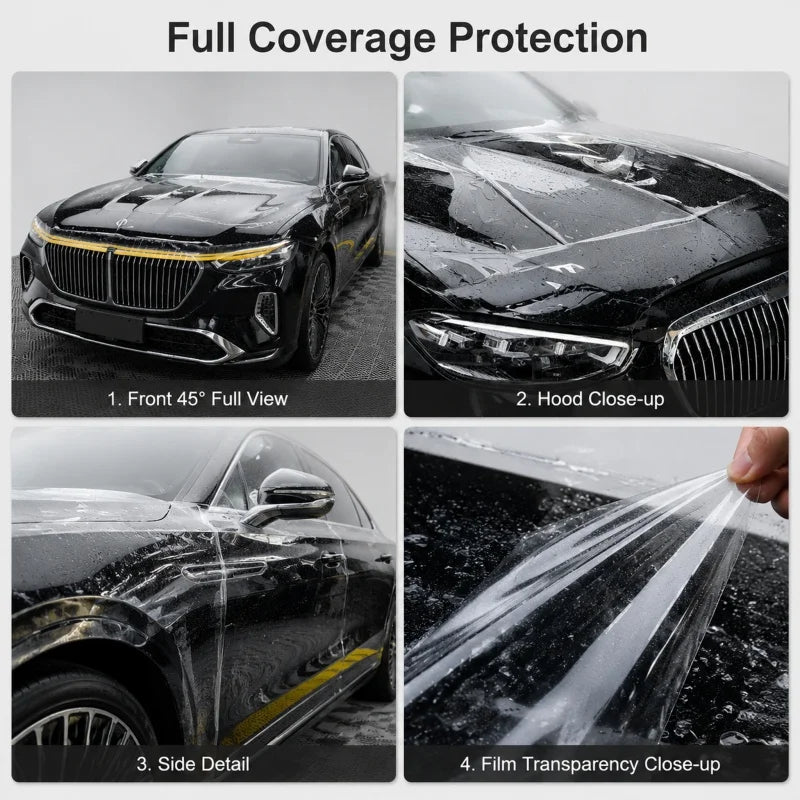 Film de Protection Peinture TPH 7,5 mil Rouleau avec Kit de Pose