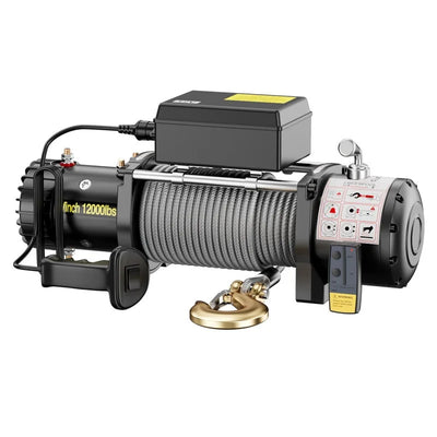 Treuil Électrique 2000 3000 lbs Sans Fil 12V 24V