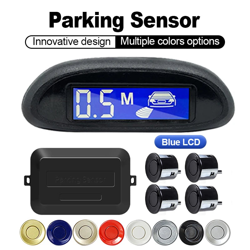 Radar de Recul Hippcron Parktronic 4 Capteurs LCD
