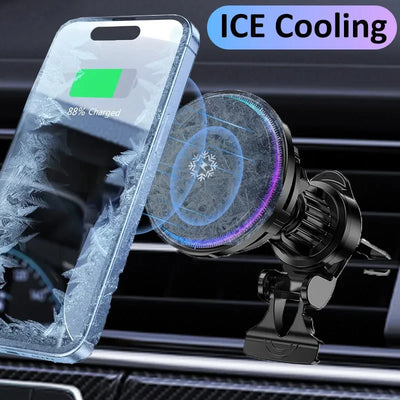 Support Téléphone Chargeur Sans Fil Refroidissement Glacé Qi2