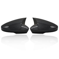 Coques de Rétroviseur Skoda Octavia 3 2013-2019 et VW T-Roc T-Cross 2018-2021 Style Bec, Aspect Carbone ou Noir Brillant