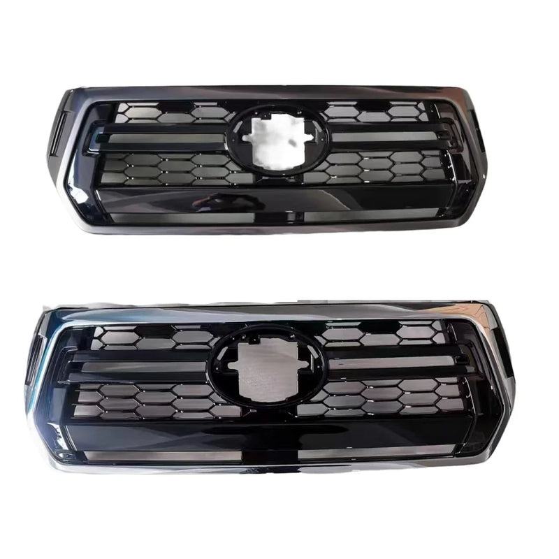 Calandre Avant de Course en Maille Toyota Hilux Revo Rocco 2018-2020 Chromée et Noire