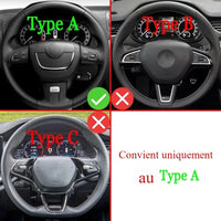 Palettes au Volant Skoda Octavia 2 1Z Superb 2009-2012 Aluminium