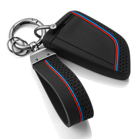 Coque de Clé Silicone BMW Série 1 2 3 4 5 6 7 X1 X3 X5 X7 F10 F20 F30 G20 G30 avec Dragonne