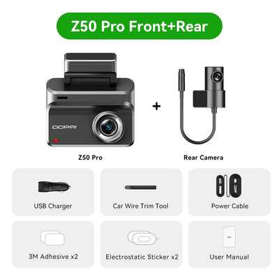Dashcam DDPAI Z50 Pro 4K GPS ADAS 4G