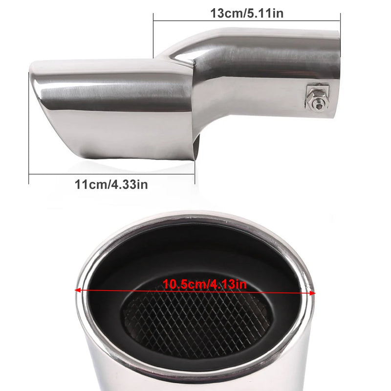 Embout d'Échappement Honda Civic 10 Berline 2016-2017 Inox