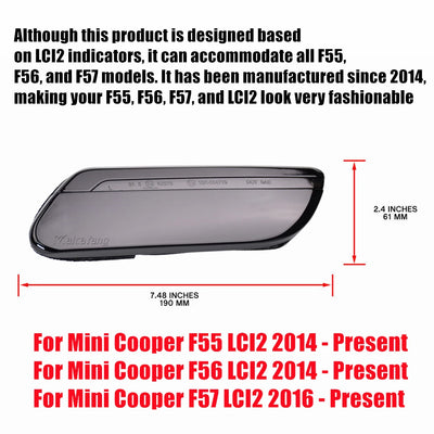 Clignotants Répétiteurs LED Dynamiques Mini Cooper F55 F56 F57