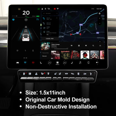 Bouton de Commande Console Centrale Tesla Model 3 Y 2016-2024