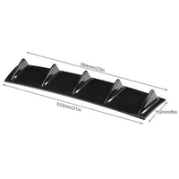 Diffuseur Arrière Universel Aileron Requin 3 Tailles Noir Brillant