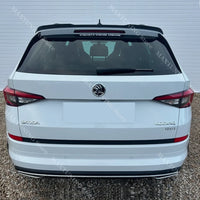 Becquet Skoda Kodiaq Mk1 RS et Sportline 2017-2021 Extension de Toit Style Maxton Noir Brillant