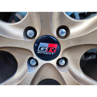 Cache-Moyeux Toyota GR Sport Corolla RAV4 Yaris 60mm 62mm — gros plan