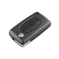 Coque de Clé Peugeot Citroën Pliante à Rabat 2 3 ou 4 Touches 207 307 308 407 607 807 C2 C3 C4 C5 C6