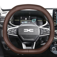 Housse de Volant en Cuir Respirant Ultra-Mince Dacia Sandero Stepway Duster Jogger Bigster Spring Logan