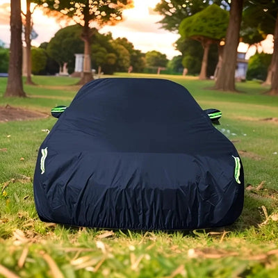 Bâche de Protection Voiture Universelle SUV Berline Noire Anti-UV