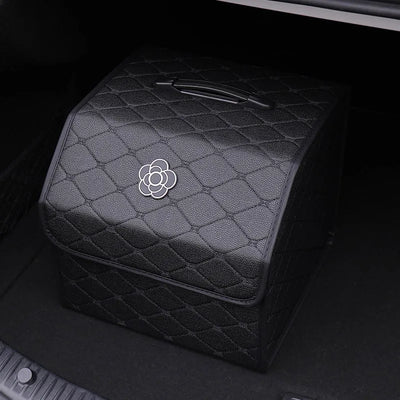Organisateur de Coffre Voiture Cuir PU Blanc ou Noir