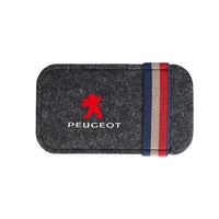 Étui de Pare-Soleil Porte-Lunettes Feutrine Peugeot 3008 2008