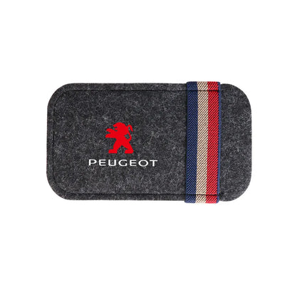 Étui de Pare-Soleil Porte-Lunettes Feutrine Peugeot 3008 2008